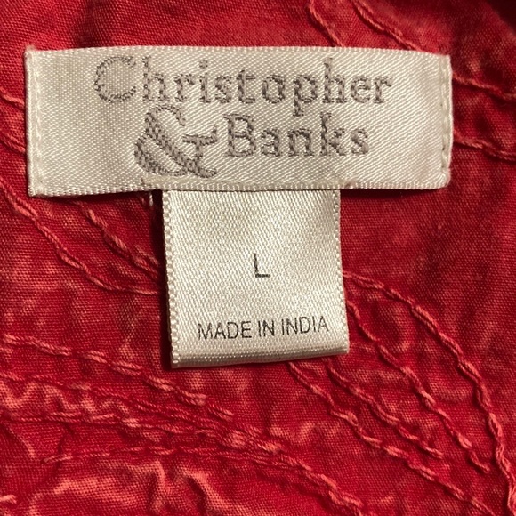 Christopher& Banks jacket sz: L - Picture 6 of 7